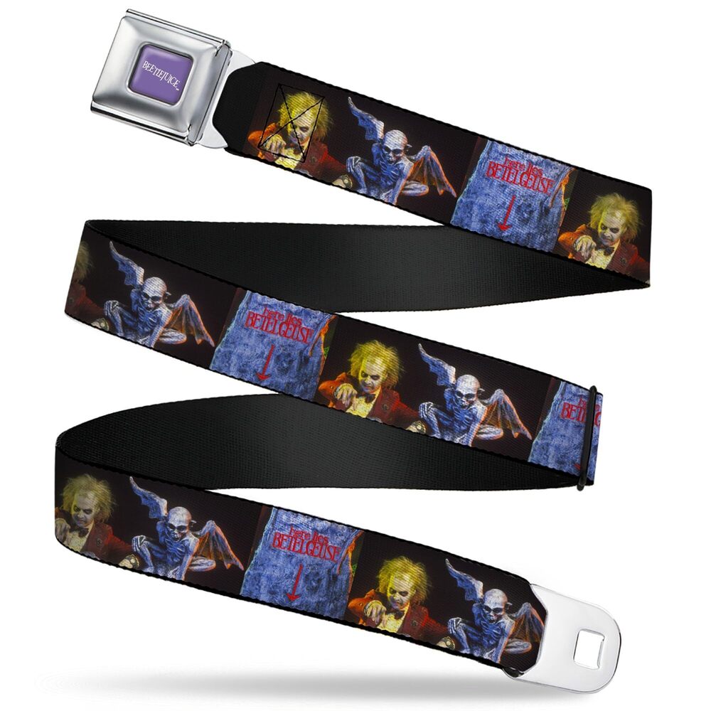 6998 Beetlejuice Belt, Seatbelt Buckle Belt, Beetlejuice Graveyard Gargoyle